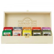 Чай AHMAD (Ахмад) 'Contemporary', набор в деревянной шкатулке, ассорти 10 вкусов по 10 пакетиков по 2 г, Z583-1