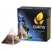 Чай CURTIS 'Blue Berries Blues' черный со вкусом черной смородины, 20 пирамидок по 1,8 г, 102205