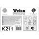 Полотенца бумажные рулонные 150 м, VEIRO Professional (H1) COMFORT, 1-слойные, КОМПЛЕКТ 6 рулонов, K211