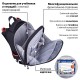 Ранец BRAUBERG PREMIUM, 2 отделения, с брелком, 'City car', LED ЛАМПОЧКИ, 38х29х16 см, 271356