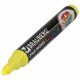 Маркер меловой 'POP-ART' ЖЕЛТЫЙ, 5 мм, стираемый, для гладких поверхностей, BRAUBERG, 151528