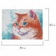 Картина стразами (алмазная мозаика), 30х40 см, ОСТРОВ СОКРОВИЩ 'Кот', без подрамника, 663859