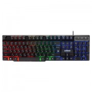 Клавиатура проводная игровая DEFENDER Mayhem GK-360DL, USB, 104 клавиши, с подсветкой, черная, 45360