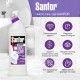 Чистящее средство 750 г, SANFOR Chlorum (Санфор Хлорный), мгновенное отбеливание, гель, 1880