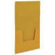 Папка на резинках BRAUBERG 'Contract', желтая, до 300 листов, 0,5 мм, бизнес-класс, 221800