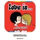 Драже освежающие в форме сердца LOVE IS, вкус клубника, 20 г, 709241