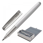 Ручка-роллер PARKER 'Sonnet Premium Metal&Pearl Lacquer CT', корпус жемчужный лак, палладиевые детали, черная, 1931549
