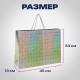Пакет подарочный 45x13x33 см (XL), НАБОР 3 шт., 3 дизайна, голография, ЗОЛОТАЯ СКАЗКА, 609736