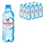 Вода негазированная минеральная 'ЧЕРНОГОЛОВСКАЯ', 0,33 л, пластиковая бутылка