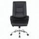 Кресло офисное BRABIX 'Forward EX-570', хром, экокожа, черное, 531837