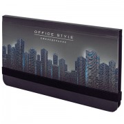 Еженедельник недатированный с резинкой (171х93 мм), BRAUBERG, твердый, УФ-ЛАК, 64 л., 'Night City', 114575