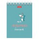 Блокнот МАЛЫЙ ФОРМАТ А7, 40 л., гребень, картон, клетка, HATBER, 'Мой любимый блокнот', 081193, 40Б7В1гр
