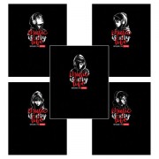 Тетрадь А5 48 л. HATBER скоба, клетка, выборочный лак, 'Music is my life' (микс в спайке), 091471, 48Т5вмВ1