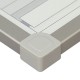 Доска-планинг НА МЕСЯЦ магнитно-маркерная/пробковая (60x50 см), алюминиевая рамка, ECO, '2х3' (Польша), TPC01/C65