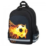 Рюкзак ПИФАГОР SCHOOL для начальной школы, 'Fire goal', 38x28х14 см, 270658