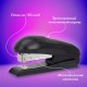 Степлер №24/6, №26/6 BRAUBERG 'UNIVERSAL+', до 30 листов, полнозагрузочный,на 150 скоб, черный, 272719