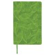 Ежедневник датированный 2021 А5 (138х213 мм) BRAUBERG 'Foliage', кожзам, зеленый, 111481
