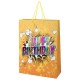 Пакет подарочный (1 штука) 33х13х45 см (XL), 'Birthday Collection', ассорти, фольга, ЗОЛОТАЯ СКАЗКА, 700826