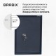 Сейф BRABIX 'КМ-620Т', 620х430х375 мм, 35 кг, ключевой замок + полка, трейзер, крепление к стене, 291167