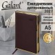 Ежедневник датированный 2027, А5, 148х218 мм, GALANT 'Infinity Gold', под кожу, темно-коричневый, 118064