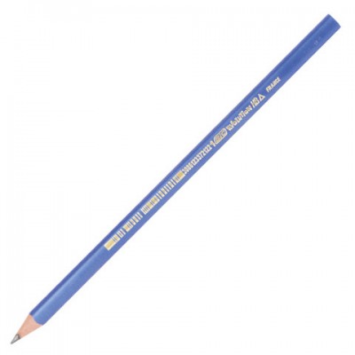 Карандаш чернографитный BIC, 1 шт., 'Evolution Triangle', HB, трехгранный, без резинки, корпус синий, заточенный, 964845