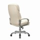 Кресло офисное BRABIX PREMIUM 'Nord EX-590', серебристый пластик, экокожа, бежевый, 532098