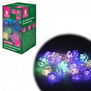 Электрогирлянда-нить комнатная 'Звезды', 2 м, 20 LED, мультицветная, батарейки, ЗОЛОТАЯ СКАЗКА, 592477