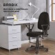Кресло BRABIX 'Prestige Ergo MG-311', регулируемая эргономичная спинка, ткань, черное, 531872