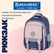 Рюкзак BRAUBERG SNAP, 2 отделения, 3 кармана, 'Синяя лапка', 39х28х16 см, 274436