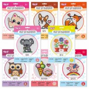 Набор для вышивания, конверт, АССОРТИ, 10КОР