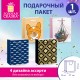 Пакет подарочный (1 штука) 11х6х15 см (S), 'Collection Small', ассорти, глиттер, фольга, пушистый хвостик, ЗОЛОТАЯ СКАЗКА, 700803