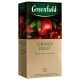 Чай GREENFIELD (Гринфилд) 'Grand Fruit', черный, гранат-розмарин, 25 пакетиков в конвертах по 1,5 г, 1387-10