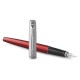 Ручка перьевая PARKER 'Jotter Kensington Red CT', корпус красный, детали из нержавеющей стали, синяя, 2030949