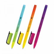 Ручка шариковая BRAUBERG GRADE, СИНЯЯ, корпус soft-touch, пишущий узел 0,7 мм, линия письма 0,35 мм, 144207