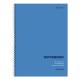 Тетрадь А4, 120 л., BRAUBERG, гребень, клетка, матовая ламинация, 'Классика Blue', 405643