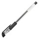 Ручка гелевая с грипом STAFF 'Basic Needle' GP-679, ЧЕРНАЯ, игольчатый узел 0,5 мм, линия письма 0,35 мм, 143679