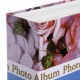 Фотоальбом BRAUBERG на 304 фотографии 10х15 см, твердая обложка, 'Романтика', голубой с розовым, 390675