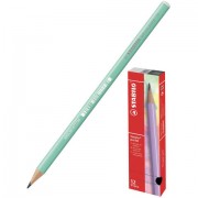 Карандаш чернографитный STABILO, 1 шт., 'Schwan Pastel', HB, корпус пастельный зеленый, 421/HB-2