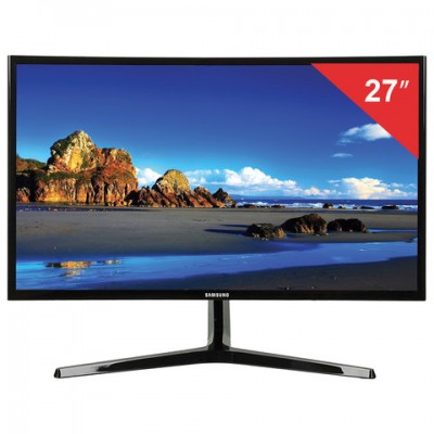 Монитор SAMSUNG C27F396FHI 27' (69 см), 1920x1080, 16:9, VA, 4 ms, 250 cd, VGA, HDMI, черный, LC27F396FHIXRU