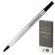 Стержень для ручки-роллера PARKER 'Quink RB', металлический 116 мм, линия письма 0,7 мм, черный, 1950278