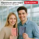 Обложка для паспорта и документов с защитой НАБОР 2 шт., 9 карманов, резинка, экокожа, темно-голубая/розовая, BRAUBERG, 238764