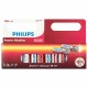 Батарейки алкалиновые 'пальчиковые' КОМПЛЕКТ 12 шт PHILIPS Power Alkaline, АА (LR6,24, Б0064661