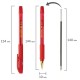 Ручка шариковая BRAUBERG BP-GT GLD RED, КРАСНАЯ, корпус тонированный, пишущий узел 0,7 мм, линия письма 0,35 мм, 144506