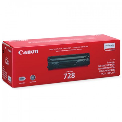 Картридж лазерный CANON (728) MF4410/4430/4450/4550dn/4570dn/4580dn, оригинальный, ресурс 2100 стр., 3500B002