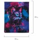 Мешок для обуви BRAUBERG PREMIUM, карман, подкладка, светоотражайка, 43х33 см, 'Neon cat', 271621