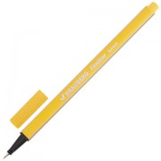 Ручка капиллярная BRAUBERG 'Aero', ЖЕЛТАЯ, трехгранная, металлический наконечник, линия письма 0,4 мм, 142248