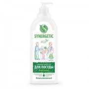 Гель для мытья посуды биоразлагаемый 1 л, SYNERGETIC 'Алоэ', флип-топ, 103103/8