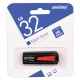 Флеш-диск 32 GB SMARTBUY Iron USB 3.0, черный/красный, SB32GBIR-K3