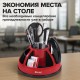 Канцелярский набор BRAUBERG 'ULTRA', 10 предметов, вращающаяся конструкция, черно-красный, 231929