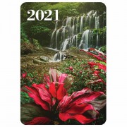 Календарь карманный, 2021 год, 70х100 мм, 'Пейзажи', HATBER, Кк767568